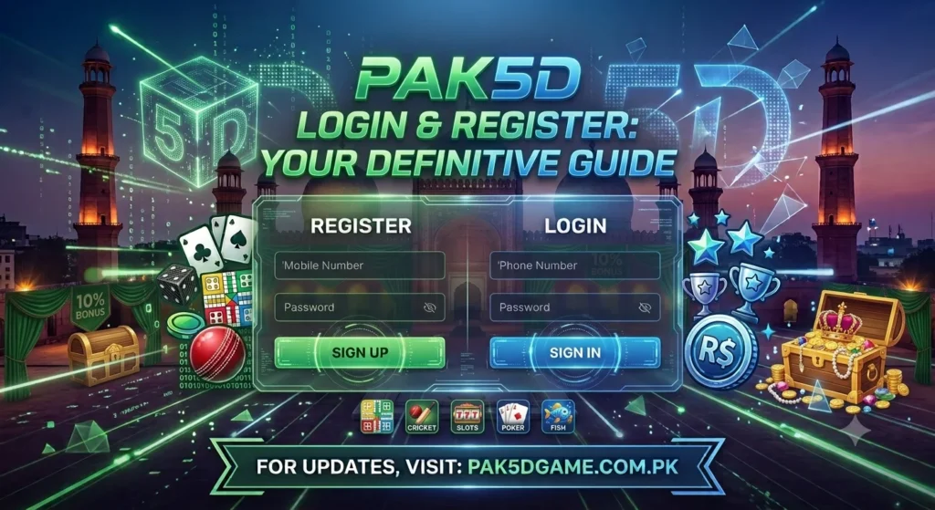 PAK5D Login & Registration
