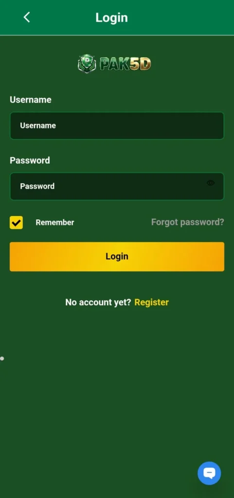 PAK5D Login